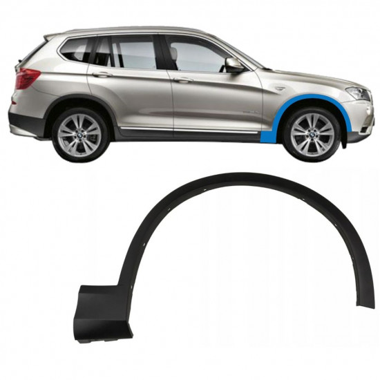 Bmw X3 2010 2014 Hinten Radlaufverbreiterung Rechts