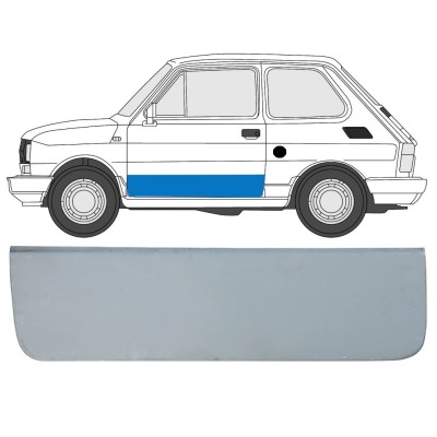 Reparaturblech Tür für Fiat 126p 1972-2000 / Links 17261