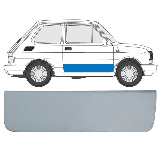 Reparaturblech Tür für Fiat 126p 1972-2000 / Rechts 17260