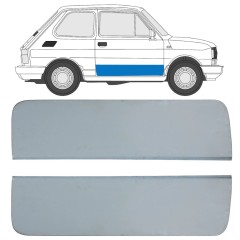 Reparaturblech Tür für Fiat 126p 1972-2000 / Links+Rechts / Satz 17262