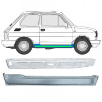 FIAT 126P 1972-2000 INNEN + AUSSEN SCHWELLER REPARATURBLECH  / RECHTS