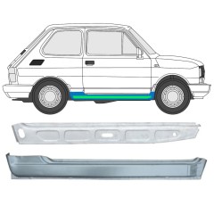 Reparaturblech innen + außen Schweller für Fiat 126p 1972-2000 / Rechts / Satz 11716