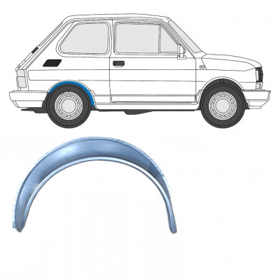 FIAT 126P 1972-2000 RADLAUF REPARATURBLECH PANEL / RECHTS