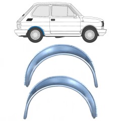 Reparaturblech Kotflügel hinten für Fiat 126p 1972-2000 / Links+Rechts / Satz 10461