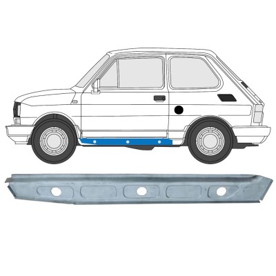 Reparaturblech Innen-Schweller für Fiat 126p 1972-2000 / Links 15122
