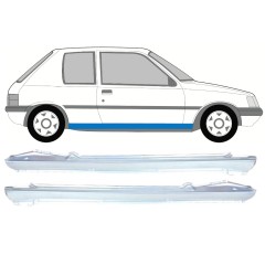 Voll schweller für Peugeot 205 1983-1998 / Links+Rechts / Satz 9815
