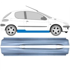 Voll schweller für Peugeot 206 206+ 1998-2012 / Links+Rechts / Satz 9248