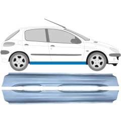 Voll schweller für Peugeot 206 206+ 1998-2012 / Links+Rechts / Satz 9247