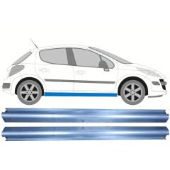 Reparaturblech Schweller für Peugeot 207 207+ 2006- / Links+Rechts / Satz 9957