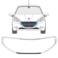 Kühlergrillrahmen für Peugeot 208 2012-2015 16197