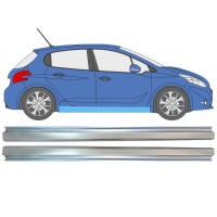 Reparaturblech Schweller für Peugeot 208 2012-2019 / Links+Rechts / Satz 16315
