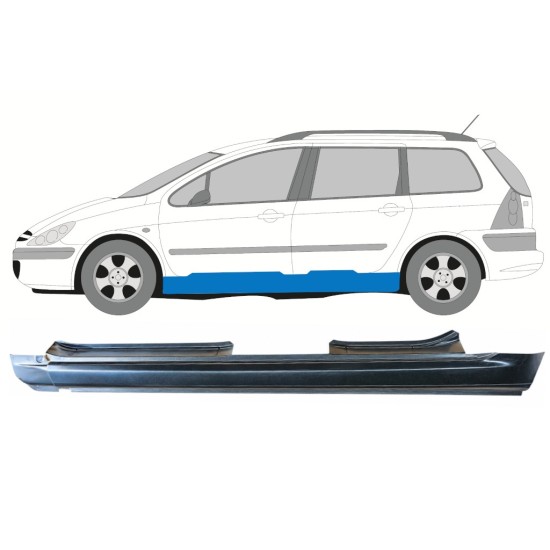 Voll schweller für Peugeot 307 2001-2008 / Links / COMBI 16968