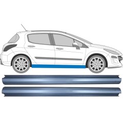 Reparaturblech Schweller für Peugeot 308 2007-2013 / Links+Rechts / Satz 9481