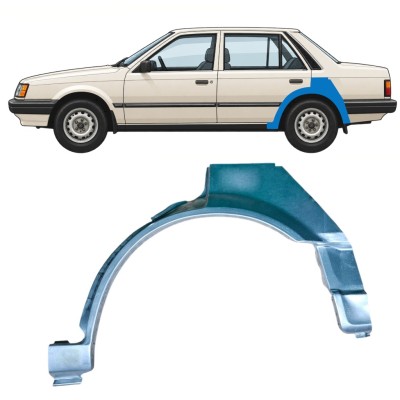 Reparaturblech Kotflügel hinten für Mazda 323 BF 1985-1989 / Links 12957