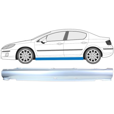 Voll schweller für Peugeot 407 2004-2011 / Links 16272