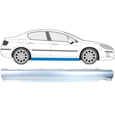 Voll schweller für Peugeot 407 2004-2011 / Rechts 16271