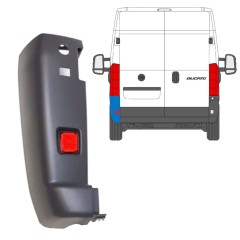 Stoßstangenecke mit Rückstrahler für Fiat Ducato 2006-2018 / Links / Satz 9728