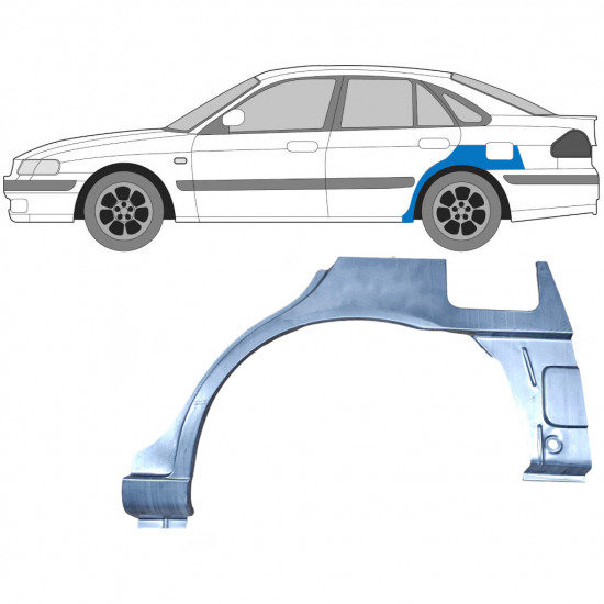 MAZDA 626 1997-2002 RADLAUF REPARATURBLECH / LINKS