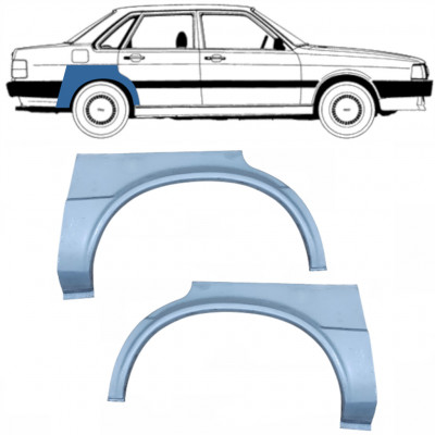 AUDI 80 B2 1978-1986 RADLAUF REPARATURBLECH / SATZ