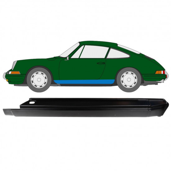 Voll schweller für Porsche 911 1964-1974 / Links 12702