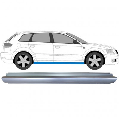 AUDI A3 8P 2003-2012 SCHWELLER REPARATURBLECH / RECHTS = LINKS