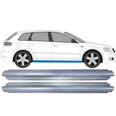Reparaturblech Schweller für Audi A3 8P 2003-2012 / Links = Rechts (symmetrisch) / Satz 9975