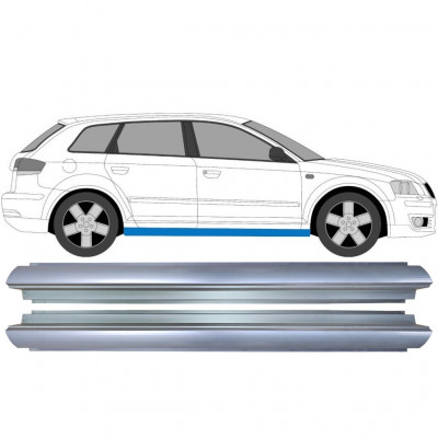 AUDI A3 8P 2003-2012 SCHWELLER REPARATURBLECH / RECHTS = LINKS / SATZ