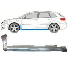 Voll schweller + Reparaturblech Kotflügel vorne für Audi A3 8P 2003-2012 / Links / Satz 11148