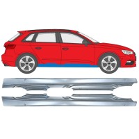 Voll schweller für Audi A3 8V 2012-2020 / Links+Rechts / HATCHBACK / Satz 17285