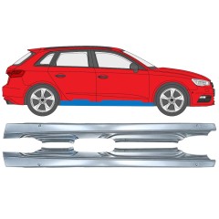 Voll schweller für Audi A3 8V 2012-2020 / Links+Rechts / HATCHBACK / Satz 17285