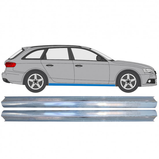 AUDI A4 B8 2007-2016 SCHWELLER REPARATURBLECH / RECHTS = LINKS / SATZ