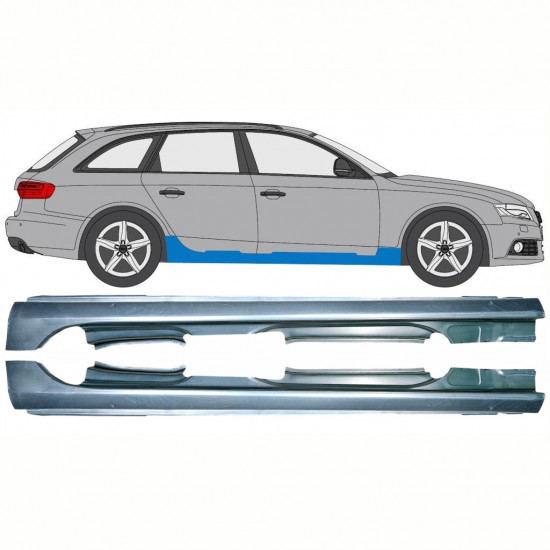 AUDI A4 B8 2007-2015 SCHWELLER REPARATURBLECH / SATZ