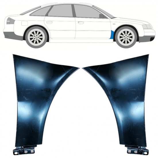 AUDI A6 C5 1997-2004 VORNE KOTFLÜGEL REPARATURBLECH / SATZ