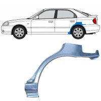 Reparaturblech Kotflügel hinten für Hyundai Accent 2000-2006 / Links 7594