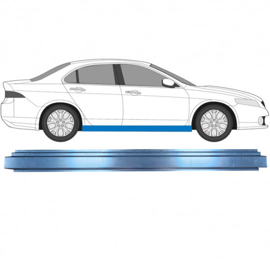 HONDA ACCORD 2002-2008 INNEN SCHWELLER REPARATURBLECH / RECHTS = LINKS