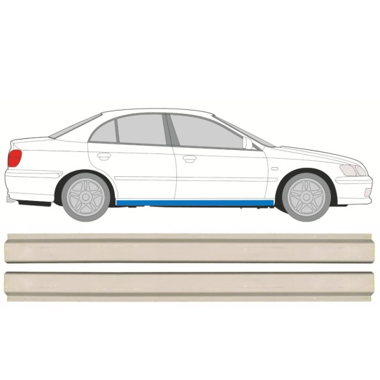 Reparaturblech unterer Schweller für Honda Accord 1998-2002 / Links+Rechts / Satz 16103