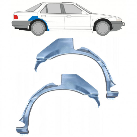 HONDA ACCORD 1985-1989 RADLAUF REPARATURBLECH / SATZ