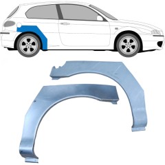 Reparaturblech Kotflügel hinten für Alfa Romeo 147 2000-2010 / Links+Rechts / Satz 9269