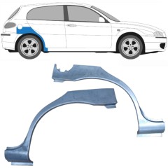 Reparaturblech Kotflügel hinten für Alfa Romeo 147 2000-2010 / Links+Rechts / Satz 9268