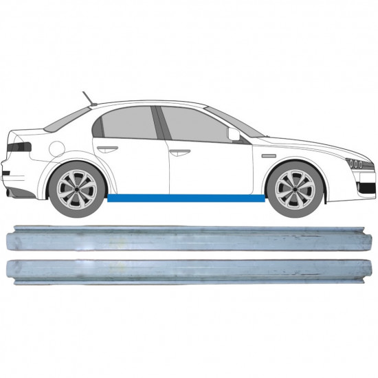 ALFA ROMEO 159 2005-2012 SCHWELLER REPARATURBLECH / RECHTS = LINKS / SATZ