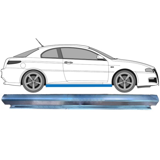 Reparaturblech Schweller für Alfa Romeo GT 2003-2010 / Links = Rechts (symmetrisch) 7174