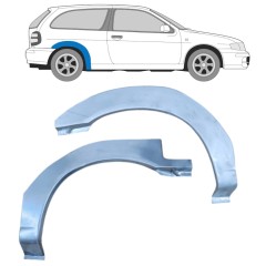 Reparaturblech Kotflügel hinten für Nissan Almera N15 1995-1999 / Links+Rechts / Satz 10455