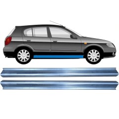 Reparaturblech Schweller für Nissan Almera N16 1999-2007 / Links = Rechts (symmetrisch) / Satz 10493