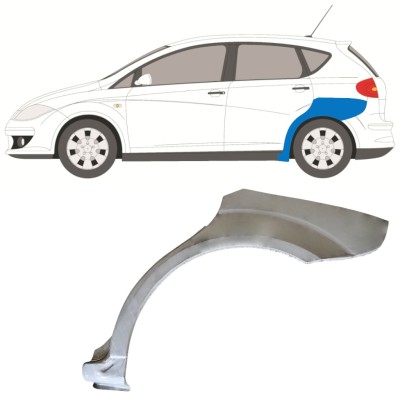 Reparaturblech Kotflügel hinten für Seat Altea 2004-2015 / Links 15047