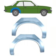Reparaturblech Kotflügel hinten für Opel Ascona B 1975-1981 / Links+Rechts / Satz 16290