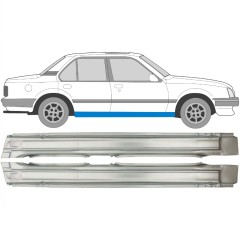 Voll schweller für Opel Ascona C 1981-1998 / Links+Rechts / Satz 9488