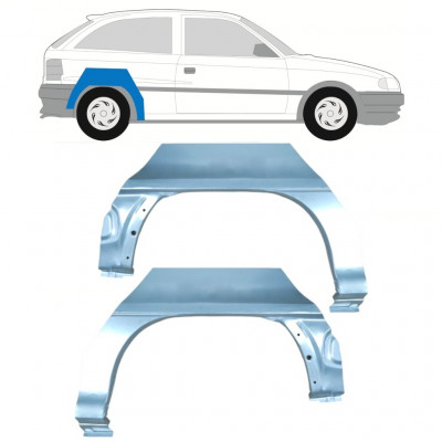 OPEL ASTRA 1991-2002 3 TÜR RADLAUF REPARATURBLECH / SATZ