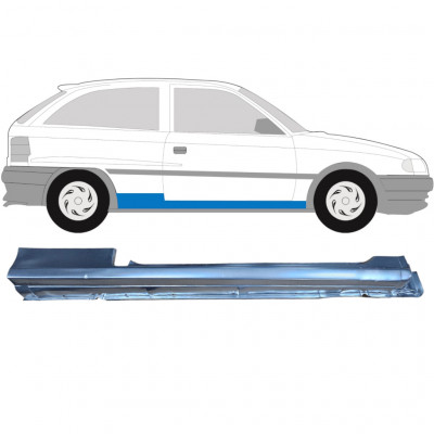 OPEL ASTRA 1991-2002 3 TÜR SCHWELLER REPARATURBLECH / RECHTS