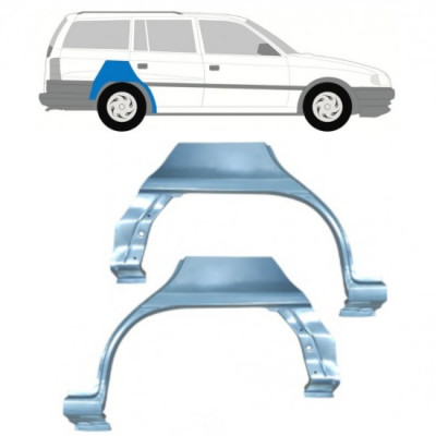 OPEL ASTRA 1991-2002 KOMBI RADLAUF REPARATURBLECH / SATZ