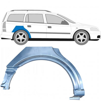 OPEL ASTRA 1998-2009 KOMBI RADLAUF REPARATURBLECH / RECHTS